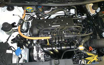 газовоеоборудование на автомобиле Hyundai